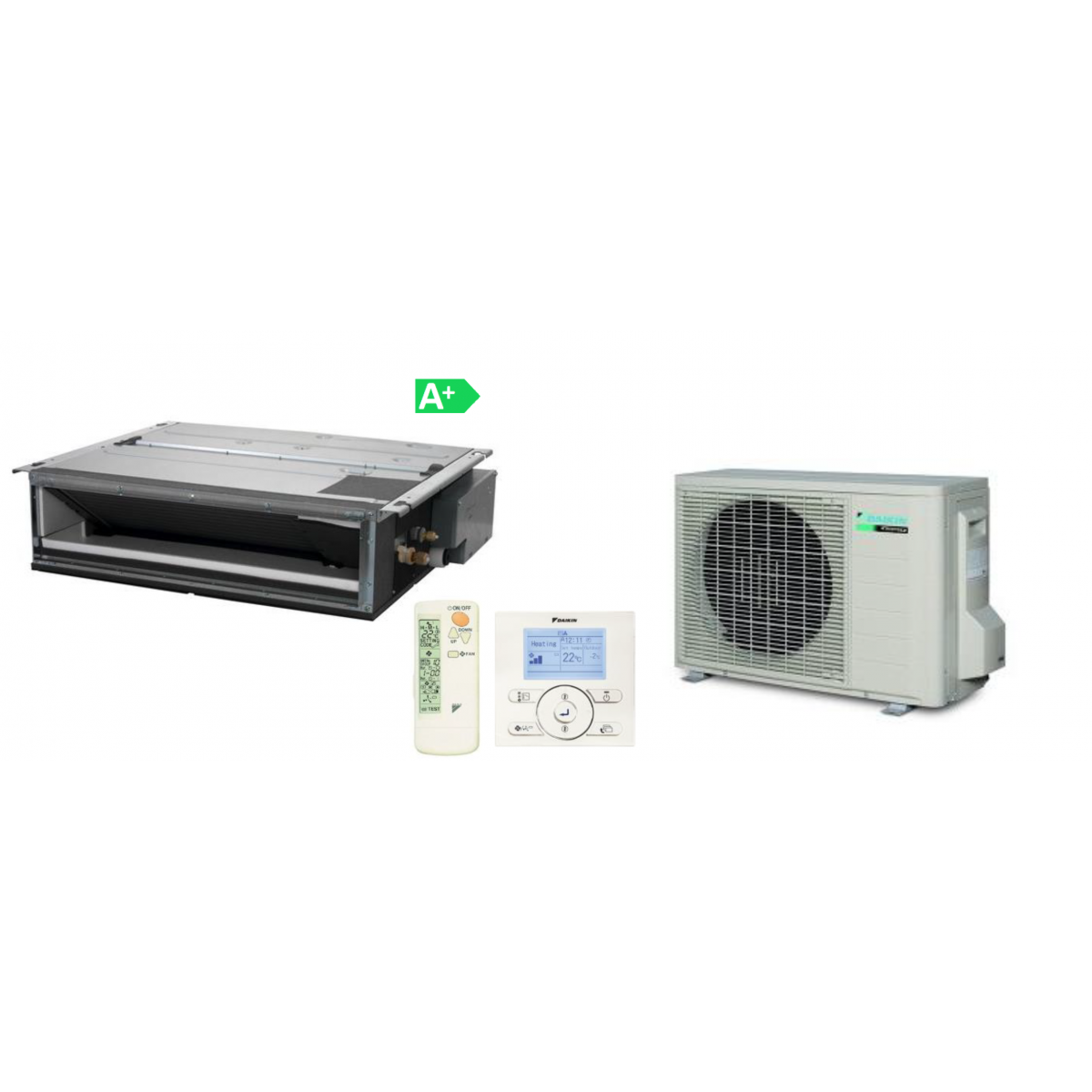 Šilumos siurblys DAIKIN INVERTER ortakinis FDXM-F9 BLUEVOLUTION FDXM60F9-RXM60A Šildymo galia 7,1 kW, Šaldymo 6,5 kW Freonas R32